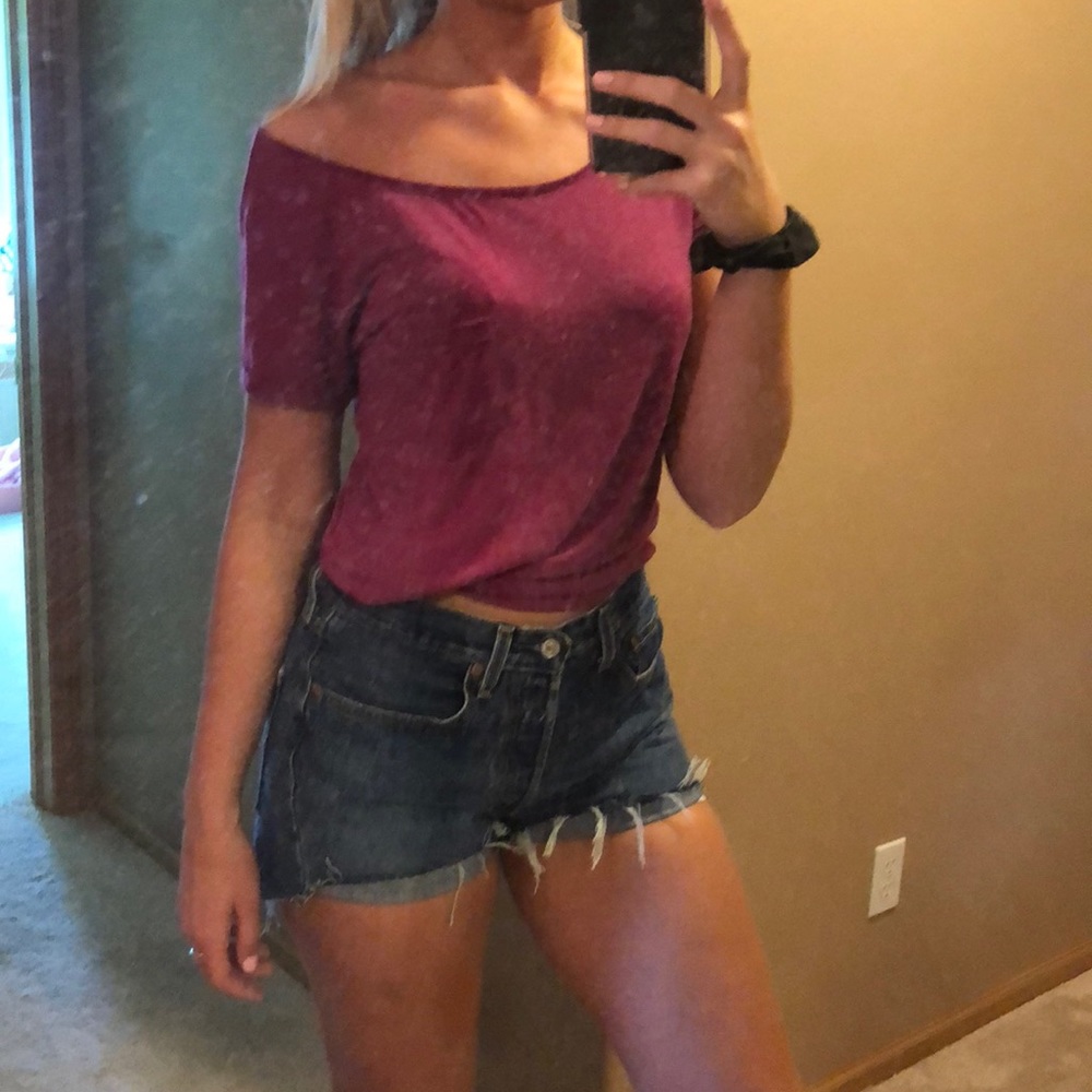 Cute off the shoulder American eagle